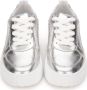 PS Poelman Anemone leren sneakers zilver metallic - Thumbnail 3