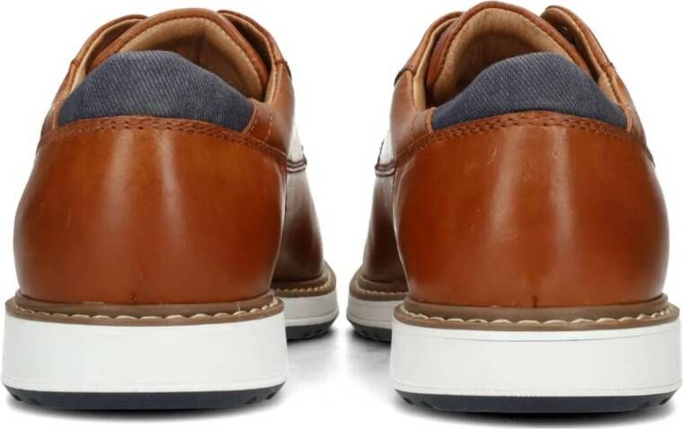 PS Poelman Atos veterschoenen cognac
