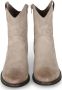 POELMAN Suède westernlaars met rits Beige Suede Western Dames - Thumbnail 3