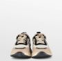 PS Poelman Carocel sneakers met panterprint ecru zwart - Thumbnail 4
