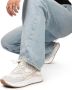 PS Poelman CHARU Dames Sneakers Wit Met Beige Combinatie - Thumbnail 3