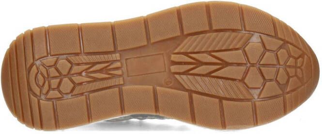 PS Poelman Charu chunky leren sneakers wit beige
