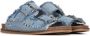 PS Poelman denim slippers blauw - Thumbnail 3