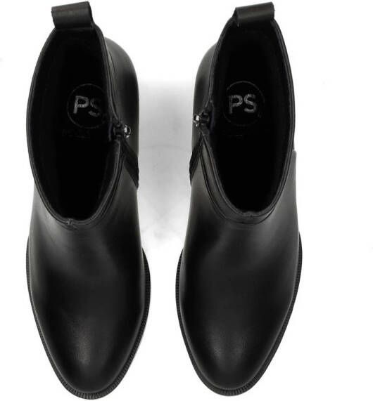 PS Poelman Fleur leren enkellaarzen zwart
