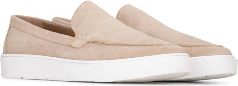 PS Poelman Gregory suède loafers beige