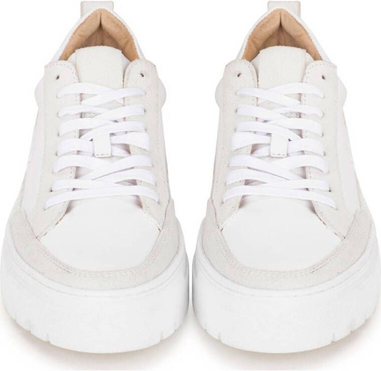 PS Poelman Ivar leren sneakers wit