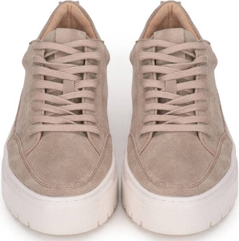 PS Poelman Ivar suède sneakers taupe