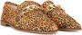 PS Poelman JENNY leren loafers met ponyhair en ketting bruin - Thumbnail 2