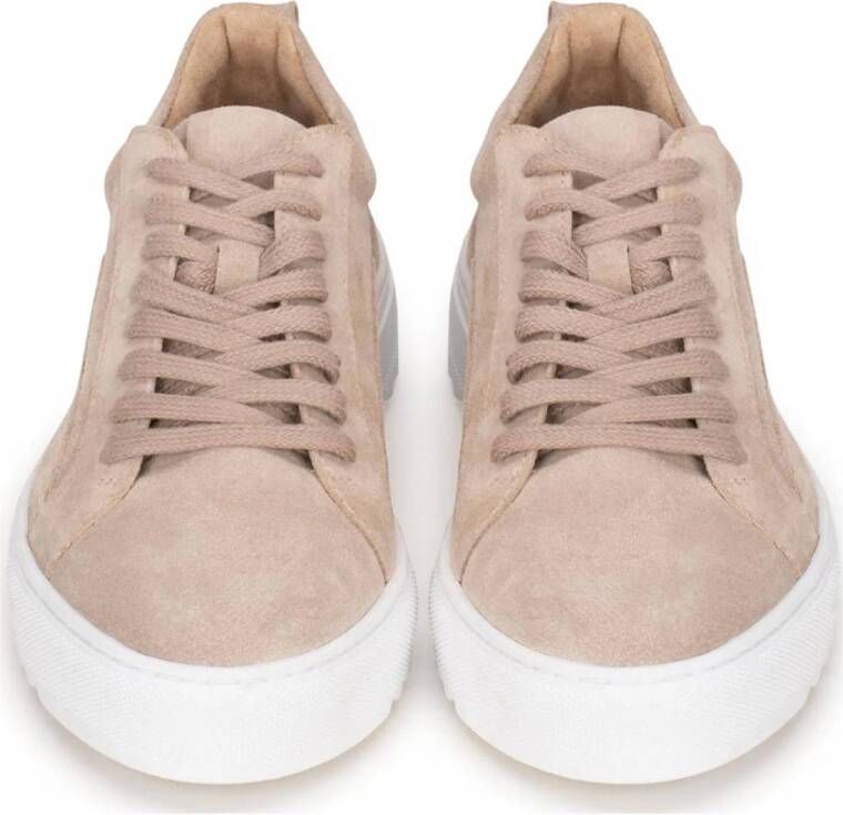 PS Poelman Nigel leren sneakers beige