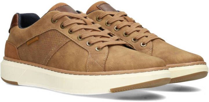 PS Poelman leren sneakers cognac