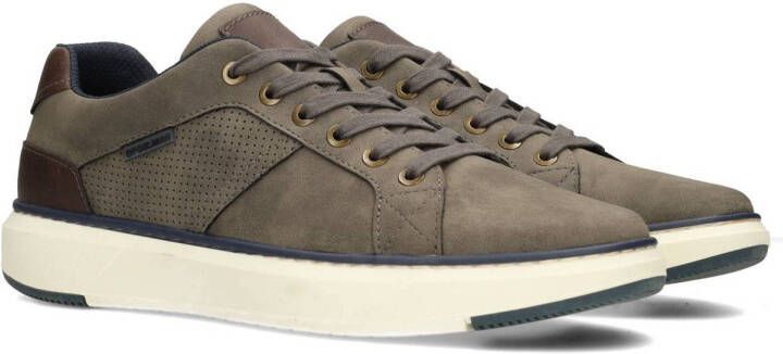 PS Poelman leren sneakers grijs