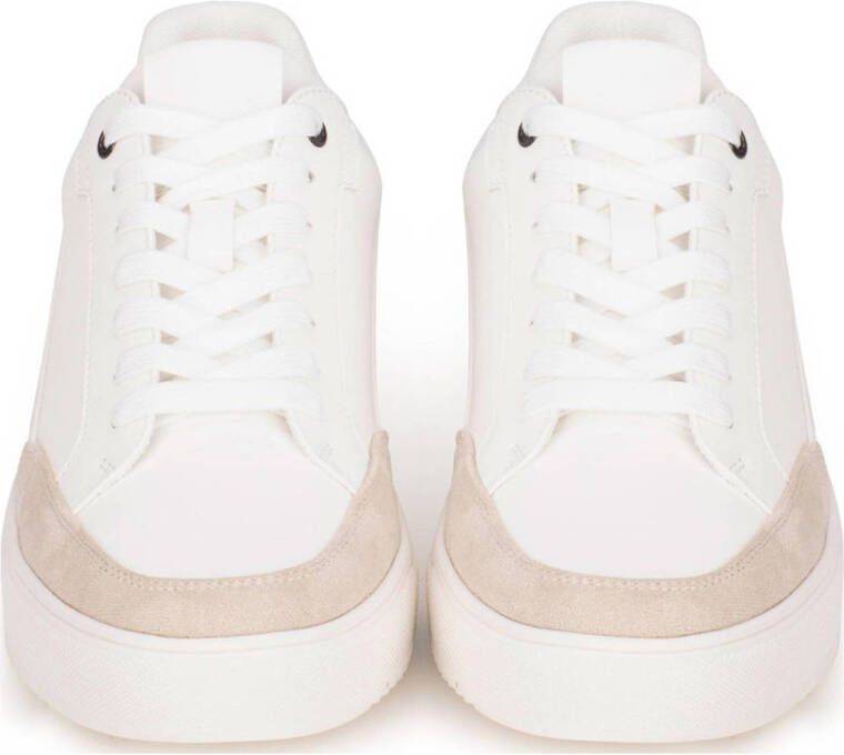 PS Poelman Levi sneakers wit beige
