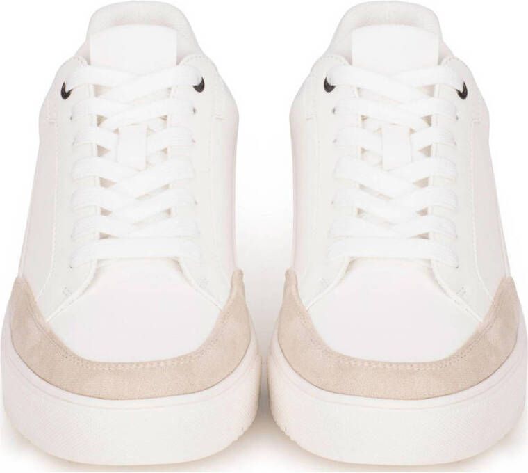 PS Poelman Levi sneakers wit beige