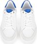 PS Poelman MIKE Heren Sneakers Wit met blauw combinatie - Thumbnail 2