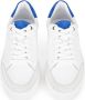 PS Poelman MIKE Heren Sneakers Wit met blauw combinatie - Thumbnail 2