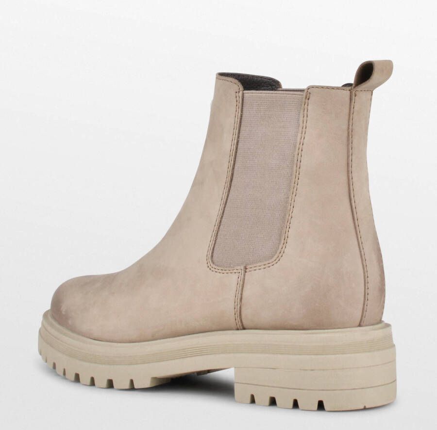 PS Poelman Mink nubuck chelsea boots beige