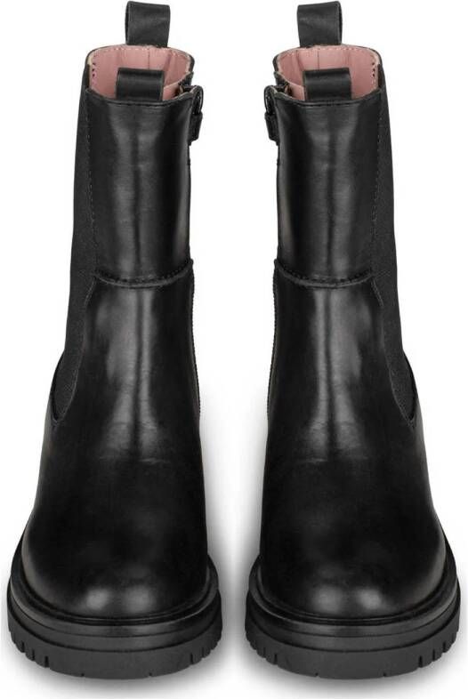 PS Poelman Monk leren chelsea boots zwart