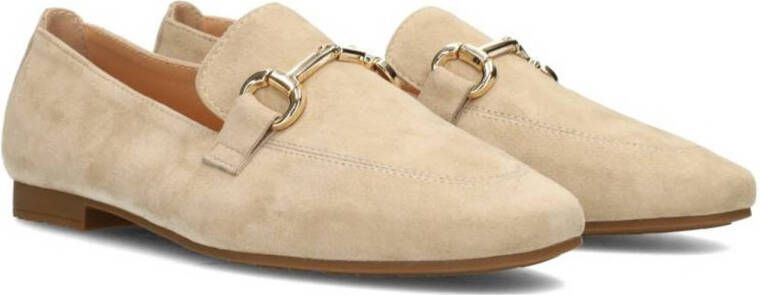 PS Poelman Odette suède loafers beige