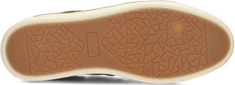 PS Poelman Philos leren sneakers grijsbruin