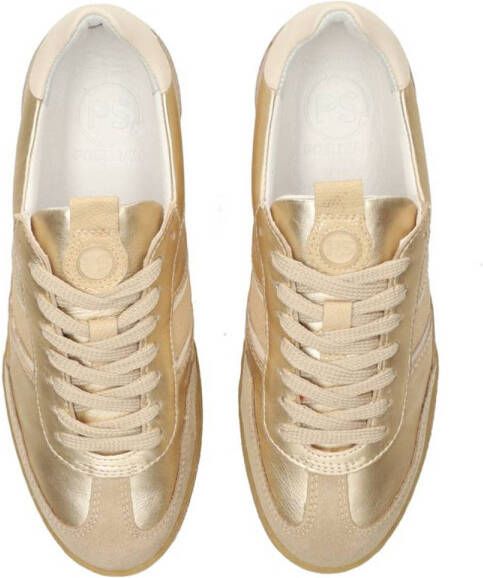 PS Poelman Polaro leren sneakers goud