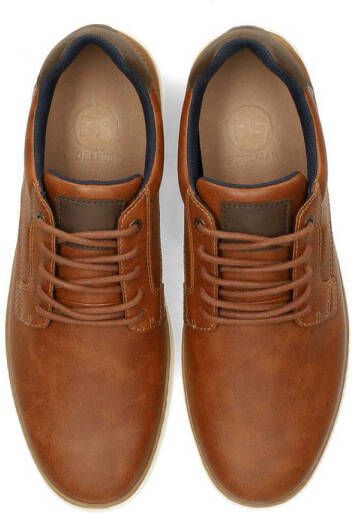 PS Poelman sneakers cognac