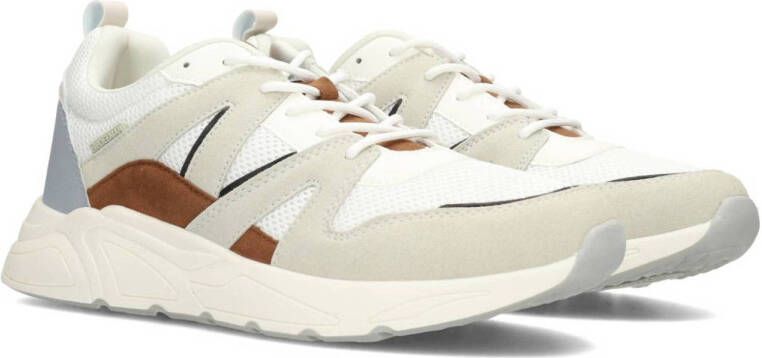 PS Poelman sneakers wit beige