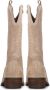 PS Poelman suède cowboylaarzen beige Meisjes Suede Effen 35 - Thumbnail 3