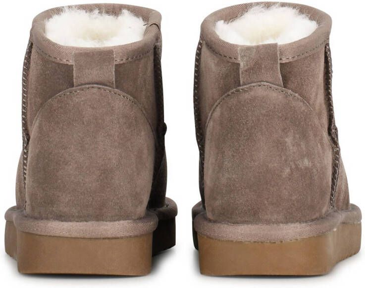 PS Poelman suede enkelboots bruin