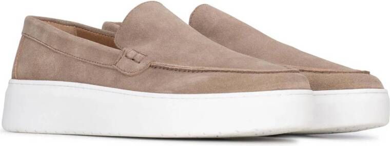 PS Poelman suède loafers taupe