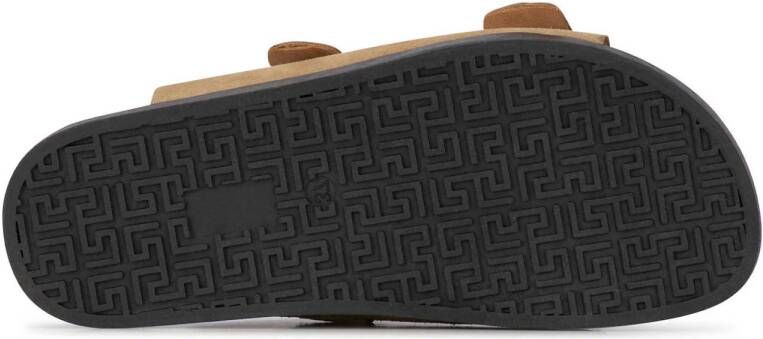 PS Poelman suède slippers beige