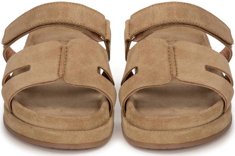 PS Poelman suède slippers beige