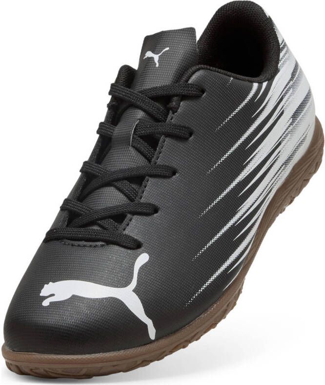 Puma Attacanto II IT junior voetbalschoenen zwart wit