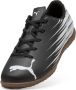 Puma Attacanto II IT junior voetbalschoenen zwart wit - Thumbnail 1