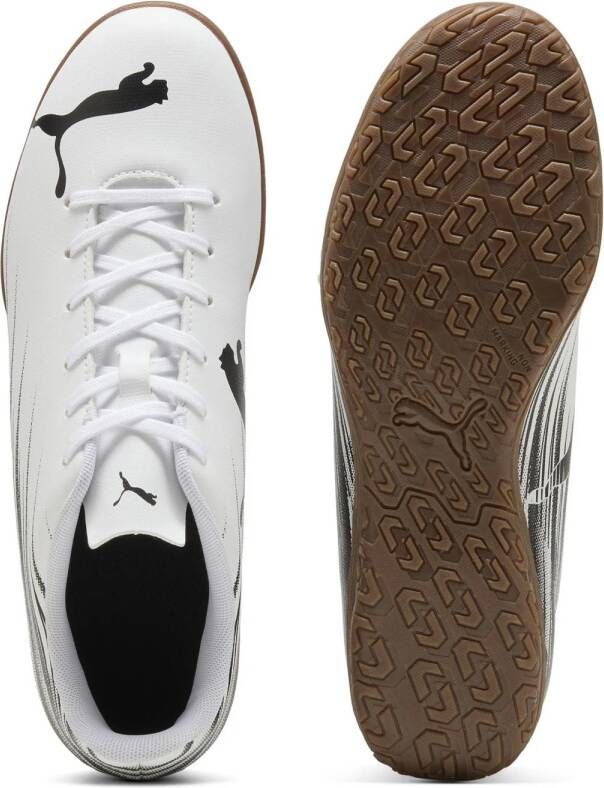 Puma Attacanto II IT senior voetbalschoenen wit zwart