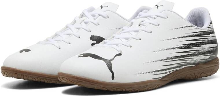 Puma Attacanto II IT senior voetbalschoenen wit zwart