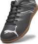 Puma Attacanto IT Jr zaalsportschoenen zwart zilver - Thumbnail 1