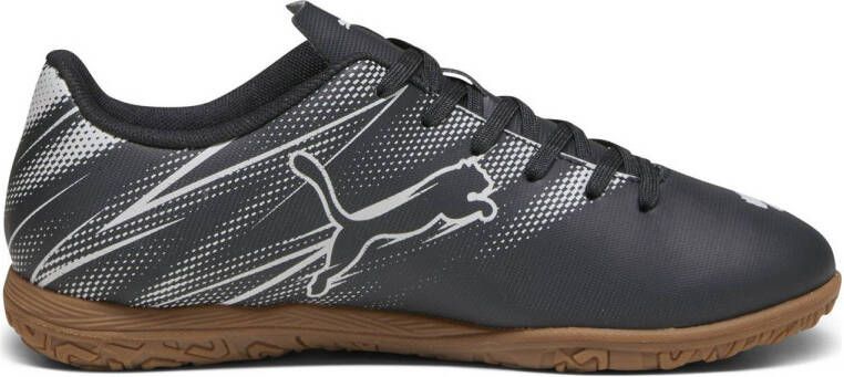 Puma Attacanto IT Jr zaalsportschoenen zwart zilver