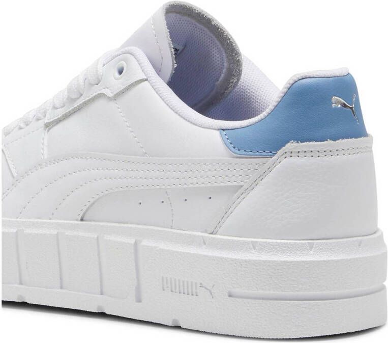 Puma Cali Court Lth sneakers wit blauw