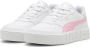 Puma Cali Court Match leren sneakers wit roze Jongens Meisjes Leer Meerkleurig 29 - Thumbnail 3
