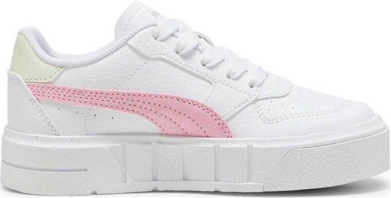 Puma Cali Court Match leren sneakers wit roze