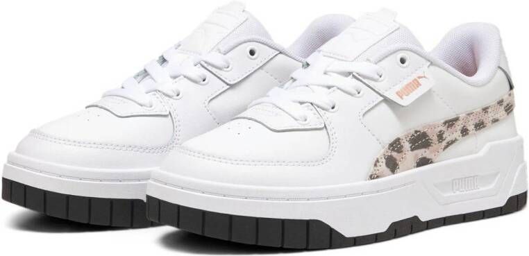 Puma Cali Dream Animal sneakers wit roze bruin