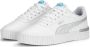 Puma Carina 2.0 Mermaid sneakers wit blauw zilver Meisjes Imitatieleer 36 - Thumbnail 4