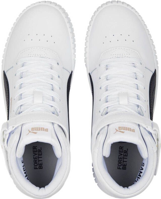 Puma Carina 2.0 Mid sneakers wit zwart