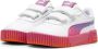 Puma Carina 2.0 Trolls sneakers wit fuchsia oranje Suede 23 - Thumbnail 4