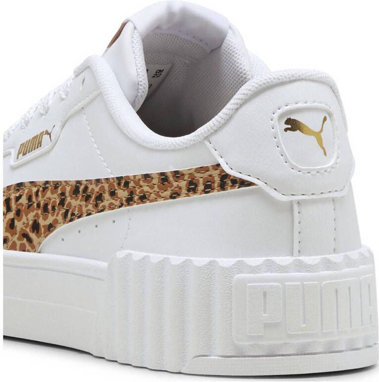 Puma Carina 3.0 Animal sneakers wit zand zwart