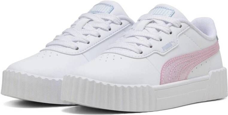 Puma Carina 3.0 Blurry Dreams sneakers wit roze lichtblauw