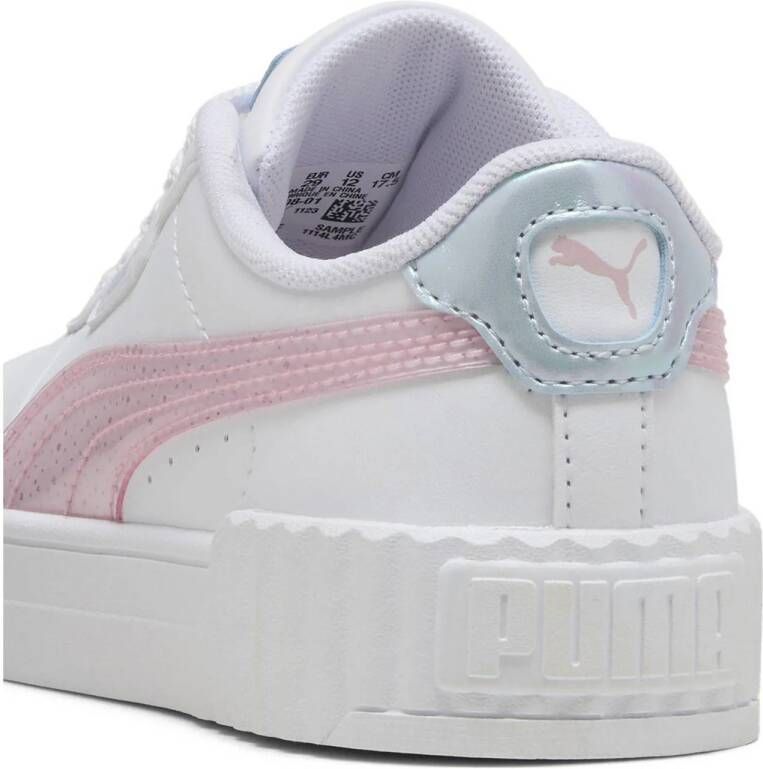 Puma Carina 3.0 Blurry Dreams sneakers wit roze lichtblauw