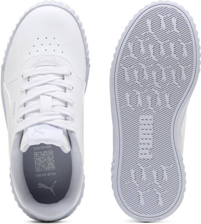 Puma Carina 3.0 Cutie sneakers wit lichtgrijs