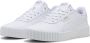 PUMA Carina 3.0 dames sneaker leren schoenen 400365 01 wit - Thumbnail 8