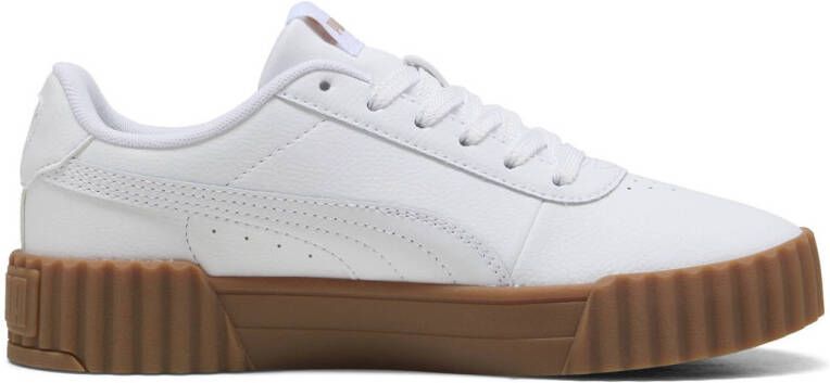 Puma Carina 3.0 sneakers wit goud